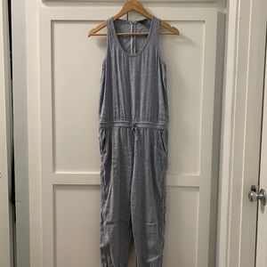 Theory Pants - Theory Lortan Jumpsuit Linen Blend Light Blue Theory Pants - Theory Lortan Jumpsuit Linen Blend Light Blue